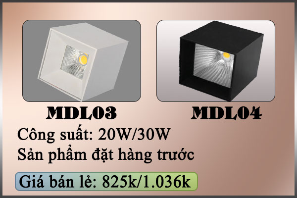 Báo giá đèn led downlight MDL03/04